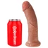 Kép 5/6 - King Cock 8 dildó (20 cm) - sötét natúr