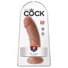 Kép 6/6 - King Cock 8 dildó (20 cm) - sötét natúr