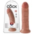Kép 1/6 - King Cock 8 dildó (20 cm) - sötét natúr