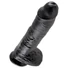 Kép 3/5 - King Cock 10 herés dildó (25 cm) - fekete