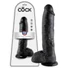 Kép 1/5 - King Cock 10 herés dildó (25 cm) - fekete