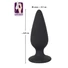 Kép 6/6 - Black Velvet Heavy - 75g-os anál plug (fekete)