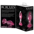 Kép 6/6 - Icicles No. 79 - kúpos üveg anál plug (pink)