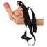 Kép 5/7 - Realistixxx Strap-on - felcsatolható, üreges, élethű dildó (natúr)