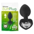 Kép 1/7 - You2Toys Butt Plug - fehér köves anál plug (fekete)