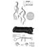 Kép 7/8 - You2Toys Bondage anál plug (149g) + BDSM kötél (10m)