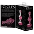 Kép 2/7 - Icicles No. 75 - szíves, üveg anál plug (pink)