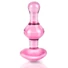 Kép 4/7 - Icicles No. 75 - szíves, üveg anál plug (pink)
