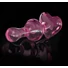 Kép 7/7 - Icicles No. 75 - szíves, üveg anál plug (pink)