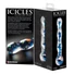 Kép 2/5 - Icicles No. 08 - hullámos, kétvégű, üveg dildó (átlátszó-kék)