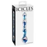 Kép 3/5 - Icicles No. 08 - hullámos, kétvégű, üveg dildó (átlátszó-kék)