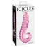 Kép 3/6 - Icicles No. 24 - bordázott nyelv üveg dildó (pink)