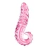 Kép 4/6 - Icicles No. 24 - bordázott nyelv üveg dildó (pink)
