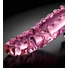 Kép 6/6 - Icicles No. 24 - bordázott nyelv üveg dildó (pink)
