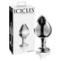 Kép 1/5 - Icicles No. 25 - kúpos, üveg anál plug (átlátszó)