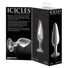 Kép 2/5 - Icicles No. 26 - kúpos, üveg anál plug (átlátszó)