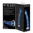 Kép 2/5 - Icicles No. 29 - spirál, pénisz üveg dildó (kék)