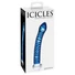 Kép 3/5 - Icicles No. 29 - spirál, pénisz üveg dildó (kék)