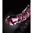 Kép 5/5 - Icicles No. 55 - kétvégű, G-pont üveg dildó (pink)