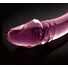 Kép 5/5 - Icicles No. 57 - péniszes kétvégű üveg dildó (pink)