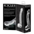 Kép 2/5 - Icicles No. 61 - herés, péniszes üveg dildó (átlátszó)