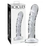 Kép 1/5 - Icicles No. 62 - péniszes üveg dildó (átlátszó)