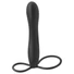 Kép 2/4 - Fetish Double Trouble – here- és péniszgyűrű dildóval (fekete)