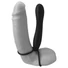 Kép 3/4 - Fetish Double Trouble – here- és péniszgyűrű dildóval (fekete)