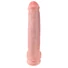 Kép 3/5 - King Cock 15 - tapadókorongos, herés dildó (38cm) - natúr