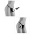 Kép 5/9 - HOOKUP Bowtie Bikini - akkus vibrációs bugyi szett (fekete)