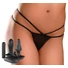 Kép 2/10 - HOOKUP Triple Teaser - akkus vibrációs bugyi szett (fekete)