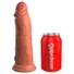 Kép 4/7 - King Cock Elite 8 - élethű vibrátor 20cm (sötét natúr)