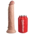 Kép 4/8 - King Cock Elite 9 - tapadókorongos vibrátor 23cm - natúr