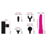 Kép 9/9 - You2Toys Gun - masszírozó vibrátor szett (pink-fekete)