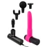 Kép 4/9 - You2Toys Gun - masszírozó vibrátor szett (pink-fekete)