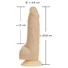 Kép 9/11 - Naked Addiction Rotating 7 - forgófejes vibrátor (18cm) - natúr