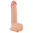 Kép 2/10 - Nature Skin - dildó bőrrel - 19cm (natúr)