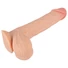 Kép 5/10 - Nature Skin - dildó bőrrel - 19cm (natúr)