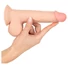 Kép 7/10 - Nature Skin - dildó bőrrel - 19cm (natúr)