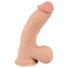 Kép 5/9 - Nature Skin - dildó bőrrel - 20cm (natúr)