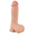 Kép 1/9 - Nature Skin - dildó bőrrel - 20cm (natúr)