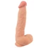 Kép 1/9 - Natute Skin - dildó bőrrel - 25cm (natúr)