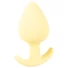 Kép 3/8 - Cuties Mini Butt Plug - szilikon anál plug - sárga (3,1cm)