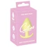 Kép 1/8 - Cuties Mini Butt Plug - szilikon anál plug - sárga (3,1cm)