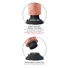 Kép 4/7 - King Cock 9 tapadókorongos vibrátor (23 cm) - natúr