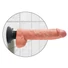 Kép 5/7 - King Cock 10 tapadókorongos vibrátor (25 cm) - natúr