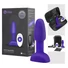 Kép 1/7 - b-Vibe Rimming - forgó gyöngyös anál vibrátor (lila)