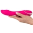 Kép 2/6 - Vibe Couture Revel - vízálló, bólogató G-pont vibrátor (pink)