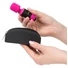 Kép 4/7 - PalmPower Pocket Wand - mini masszírozó vibrátor (pink-fekete)