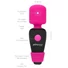 Kép 7/7 - PalmPower Pocket Wand - mini masszírozó vibrátor (pink-fekete)
